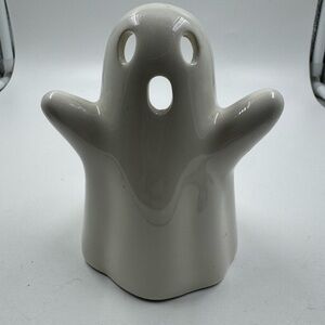 Walmart 4.5” Halloween ghost tea candle holder white decoration